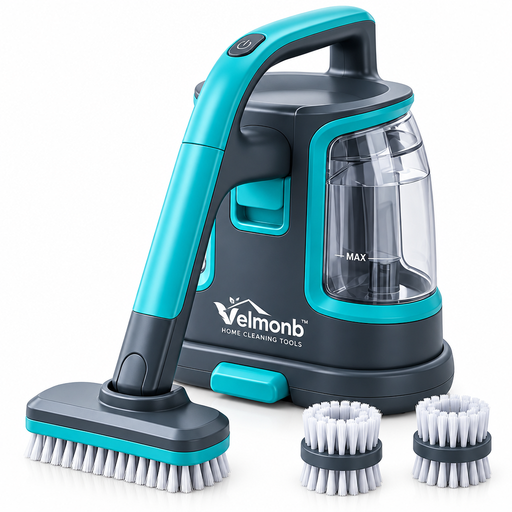 Vareliobd™ Cordless Mini Carpet Cleaner & Stain Remover – Portable Spot Cleaner for Rugs, Upholstery & Pet Messes